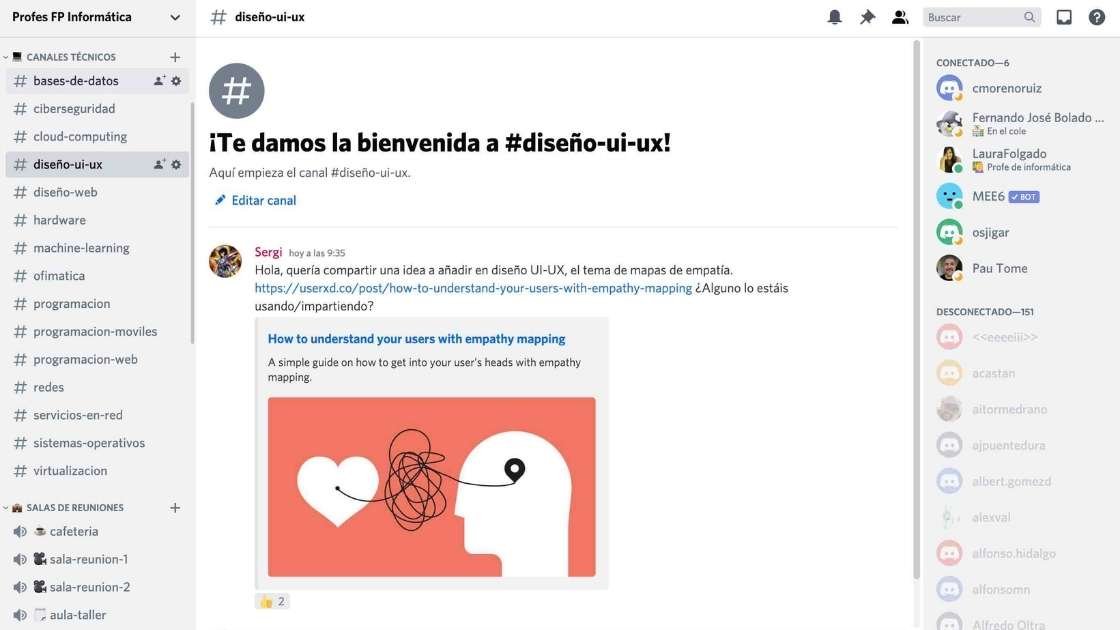 Discord Profes FP Informática