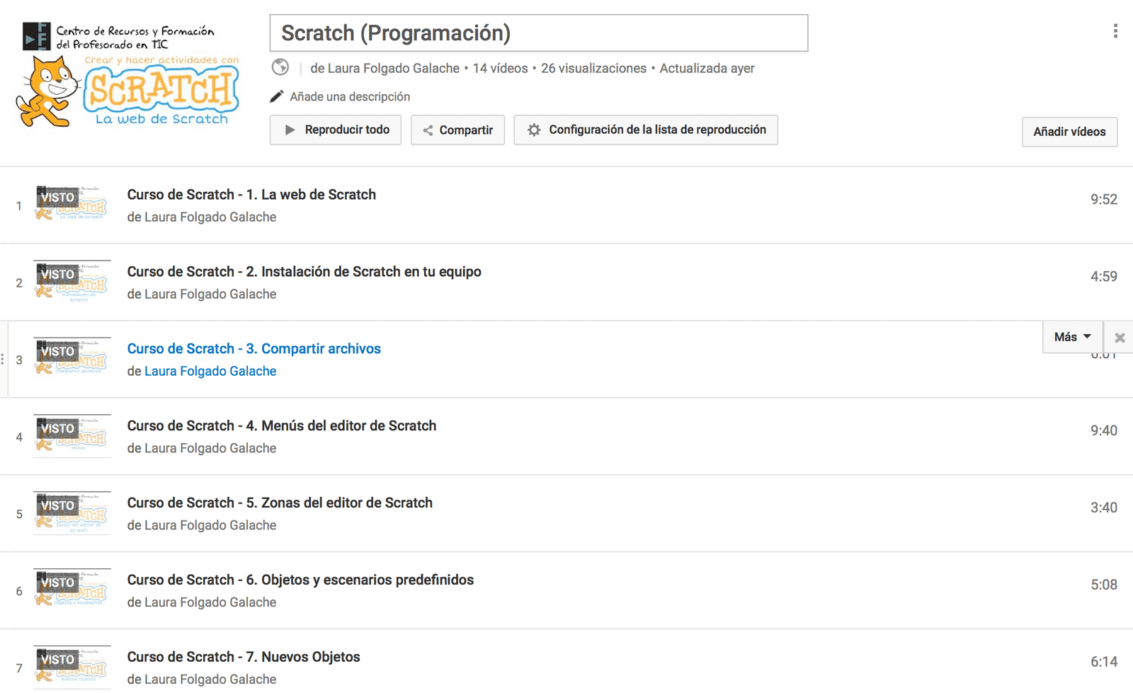 Curso – Programar y hacer actividades con Sractch (CRFPTIC)