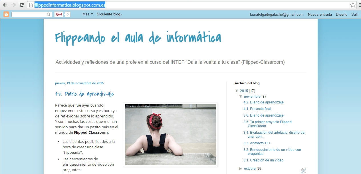 El blog del curso «Dale la vuelta a tu clase» (Flipped Classroom) del INTEF