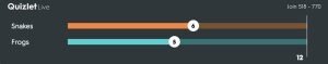 Quizlet Live - Barras de puntuaciones