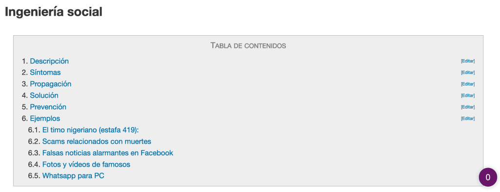 Wiki - Ingeniería social